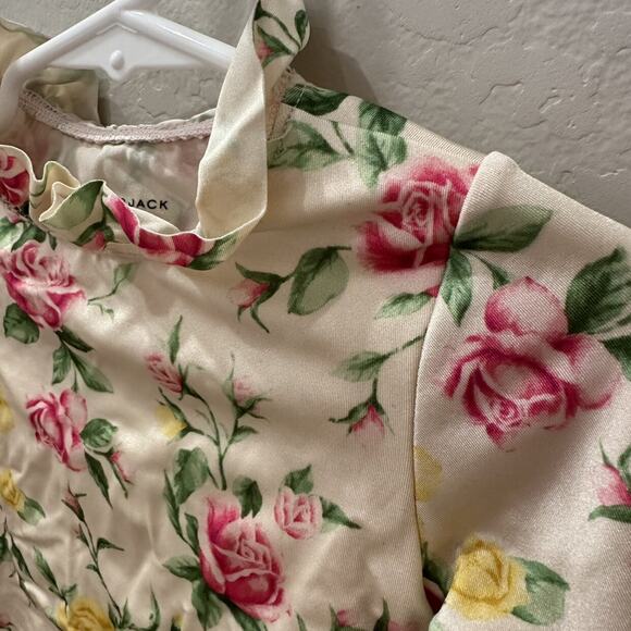 Janie & Jack Pink Floral Rash Guard 2-Piece Swimsuit - Picture 3 of 11